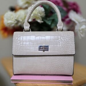 ☆☆☆ 2 For $50☆☆☆ Mini Kelly Style Croc Embossed Bag